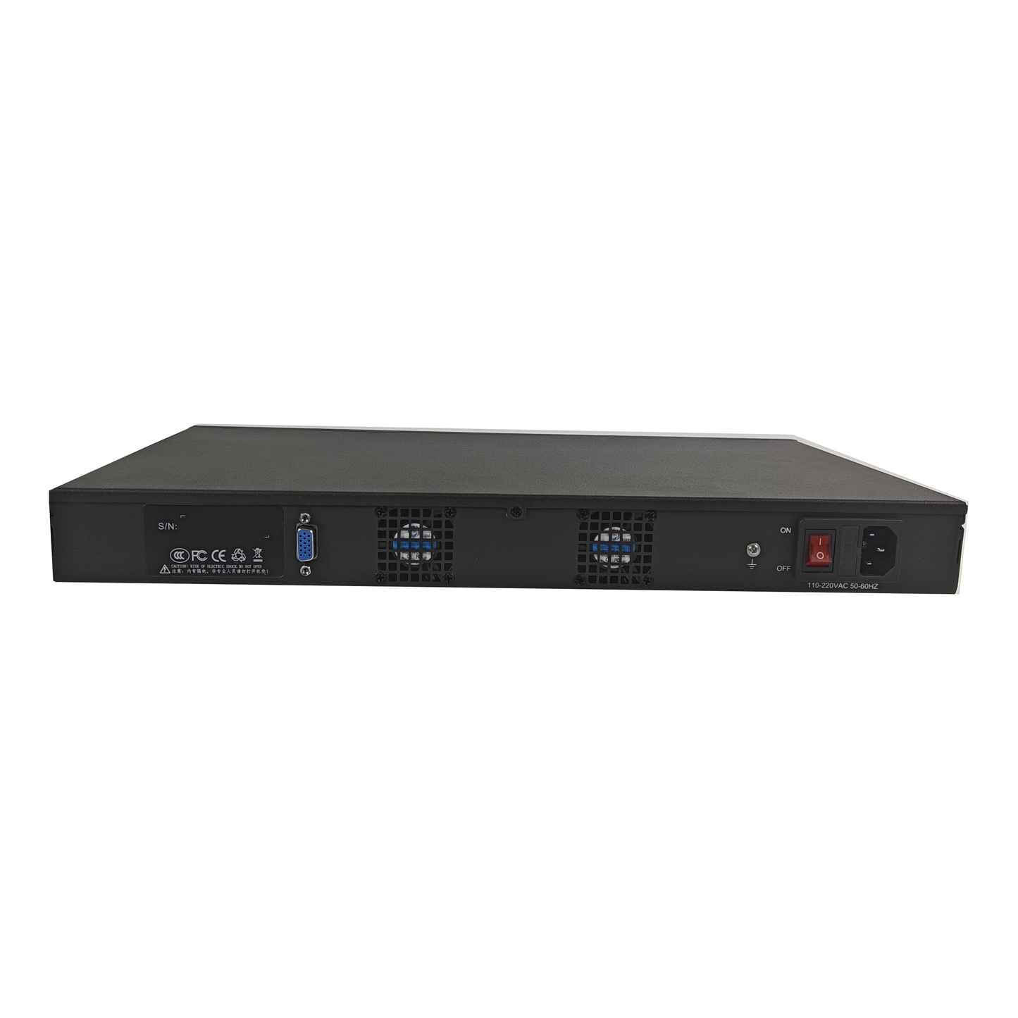 1u Rack Mounted Network Security Industrial Computer Soft Router 6 * I211 Gigabit Network Chang Fan J1900 Series Card