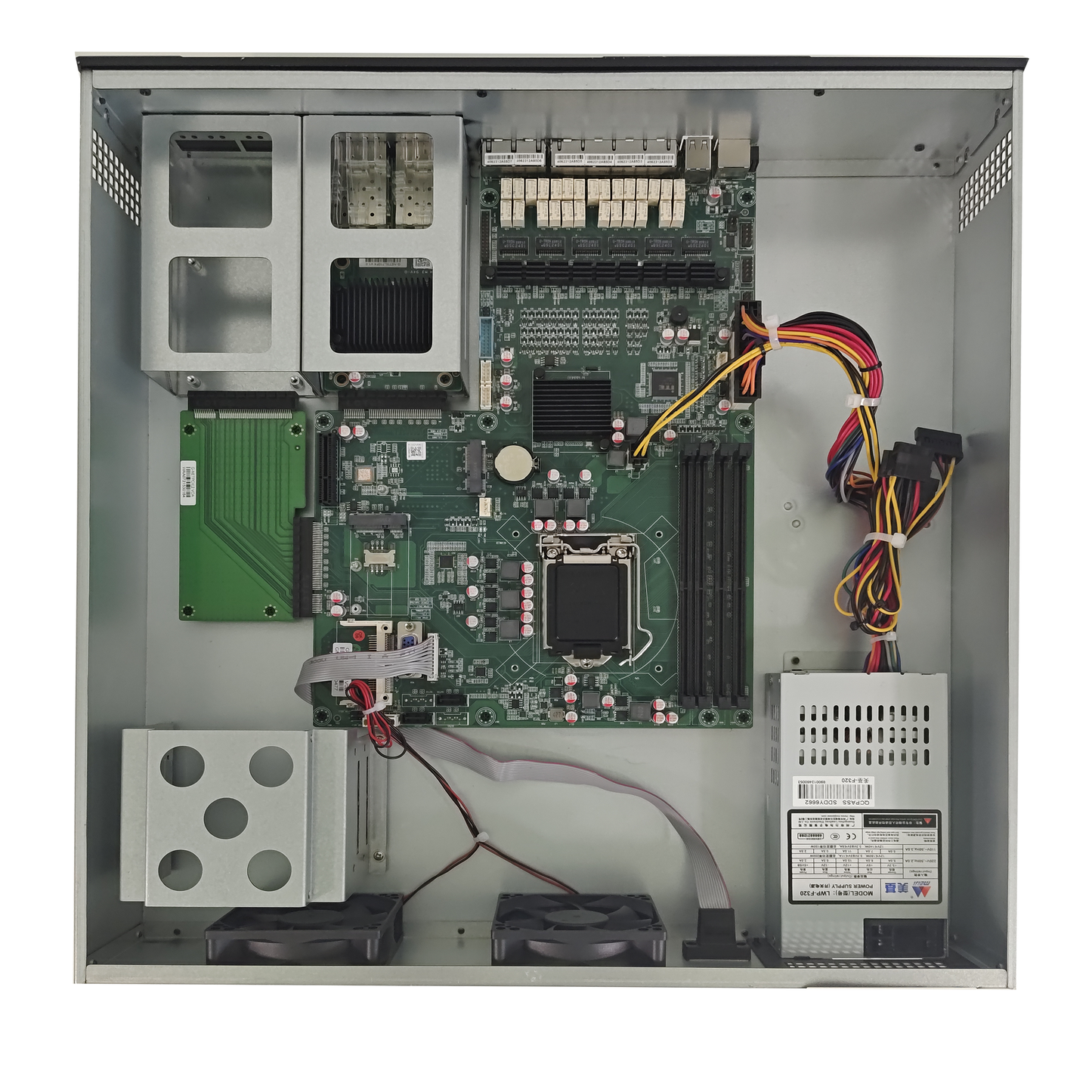 Industrial Computer Soft Router With Chinese Chip Ft2000 Arm Architecture Supports 2 * Ddr4 2 * Sata3.0 Network Card Module Replaceable 10g Standard 2u Rack Mounted Chassis Chang Fan B75-6L2S