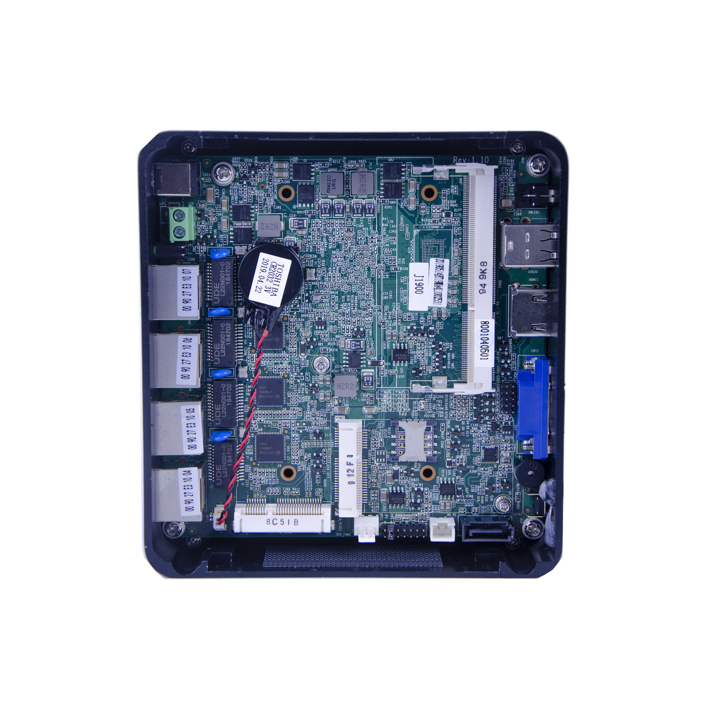 High-performance Gigabit Soft Router Embedded Mini Industrial Computer Changfan Industrial Control J4125 Series