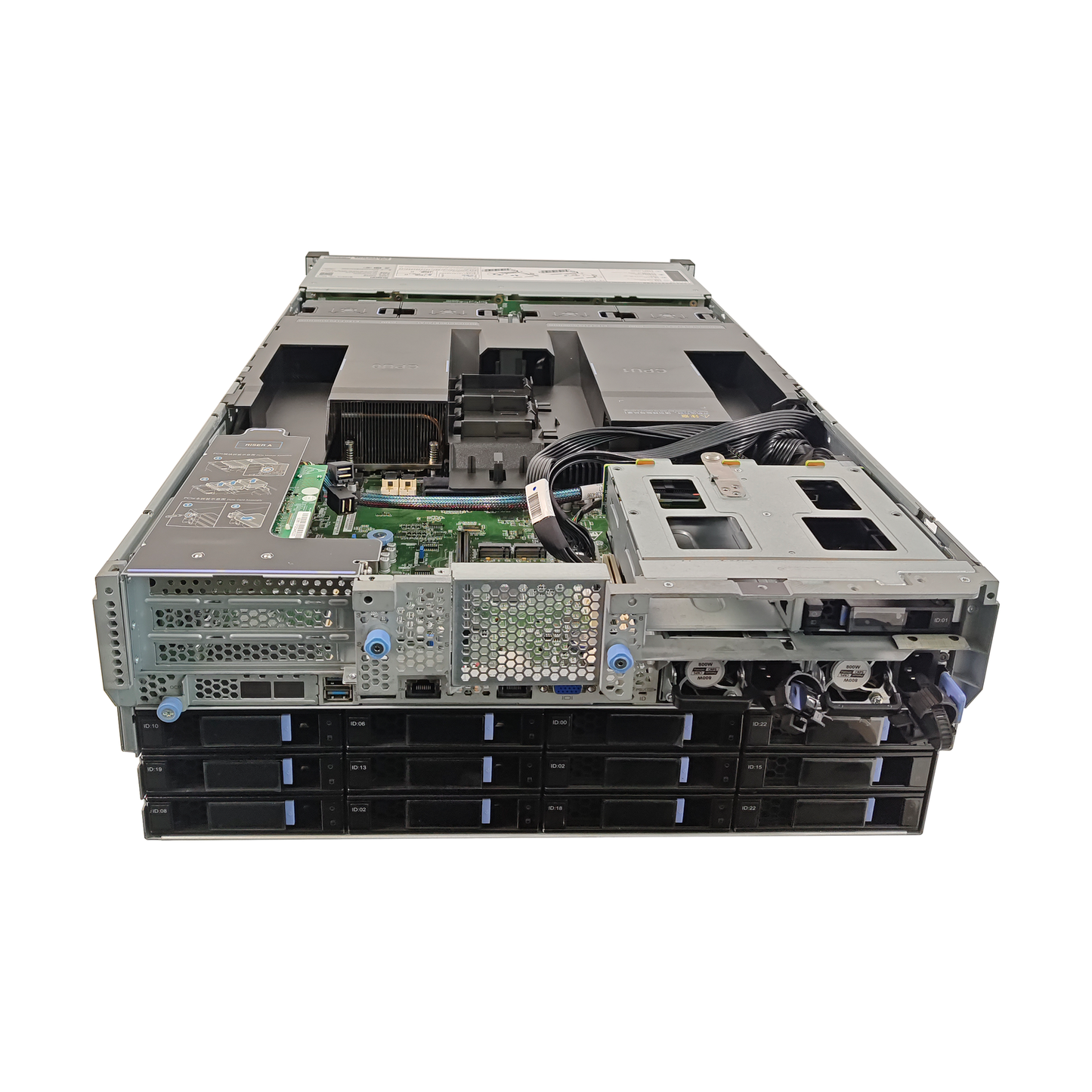 4U rack-mount GPU server supports multiple graphics cards Latest dual-core Xeon-CHANGFAN INDUSTRIAL CONTROL