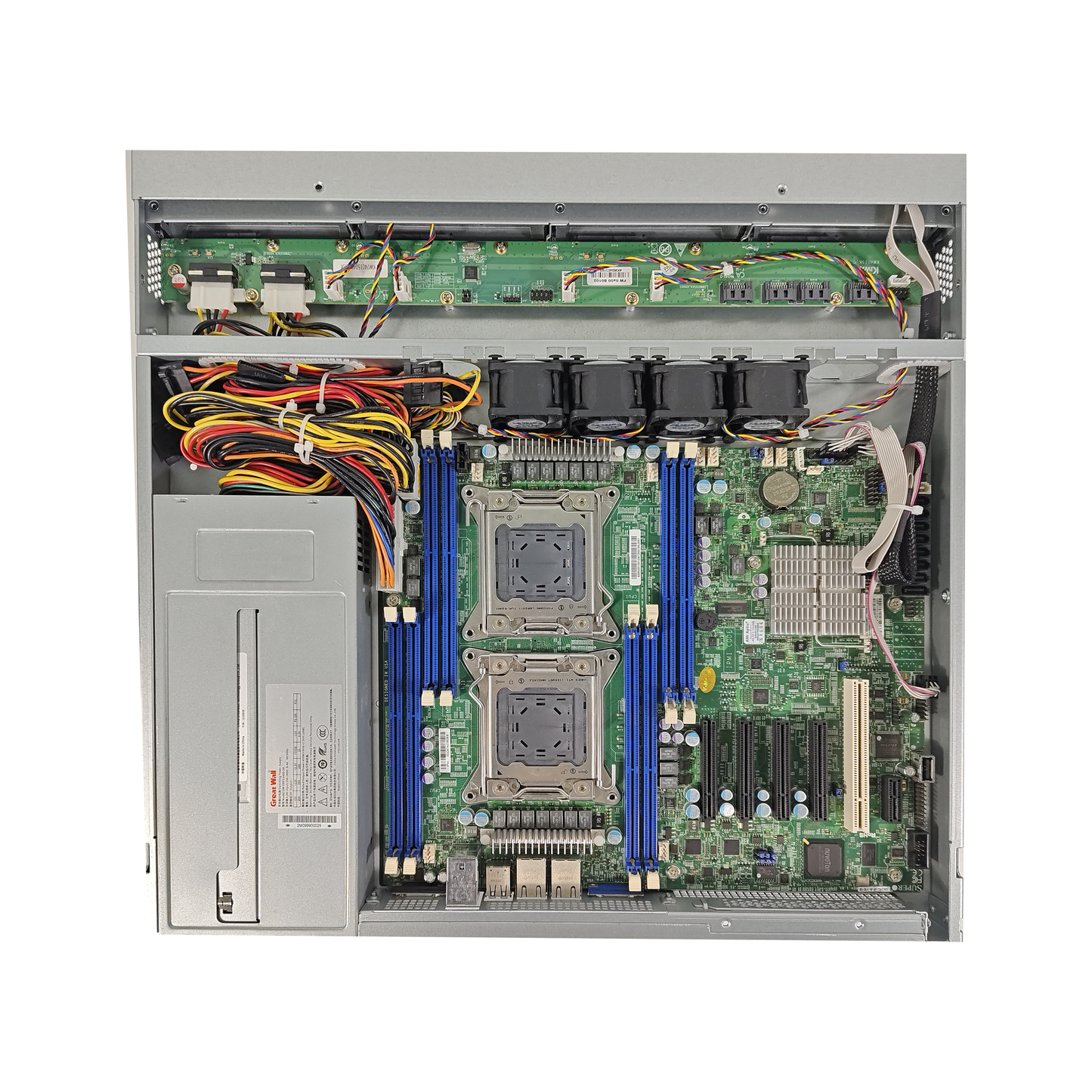 1U Rack-Mounted Xeon Dual-Socket E5 Server With Redundant Dual Power Supply-CHANGFAN INDUSTRIAL CONTROL