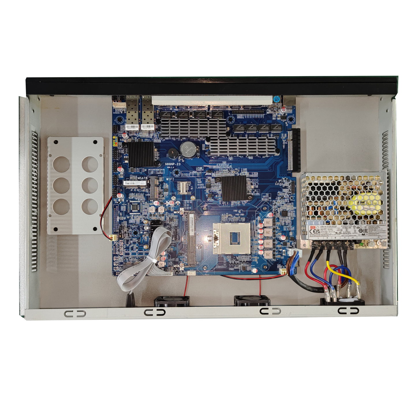 Soft Router Full Gigabit With Optical Port Industrial Computer Aluminum Alloy Panel Design-CHANGFAN INDUSTRIAL CONTROL