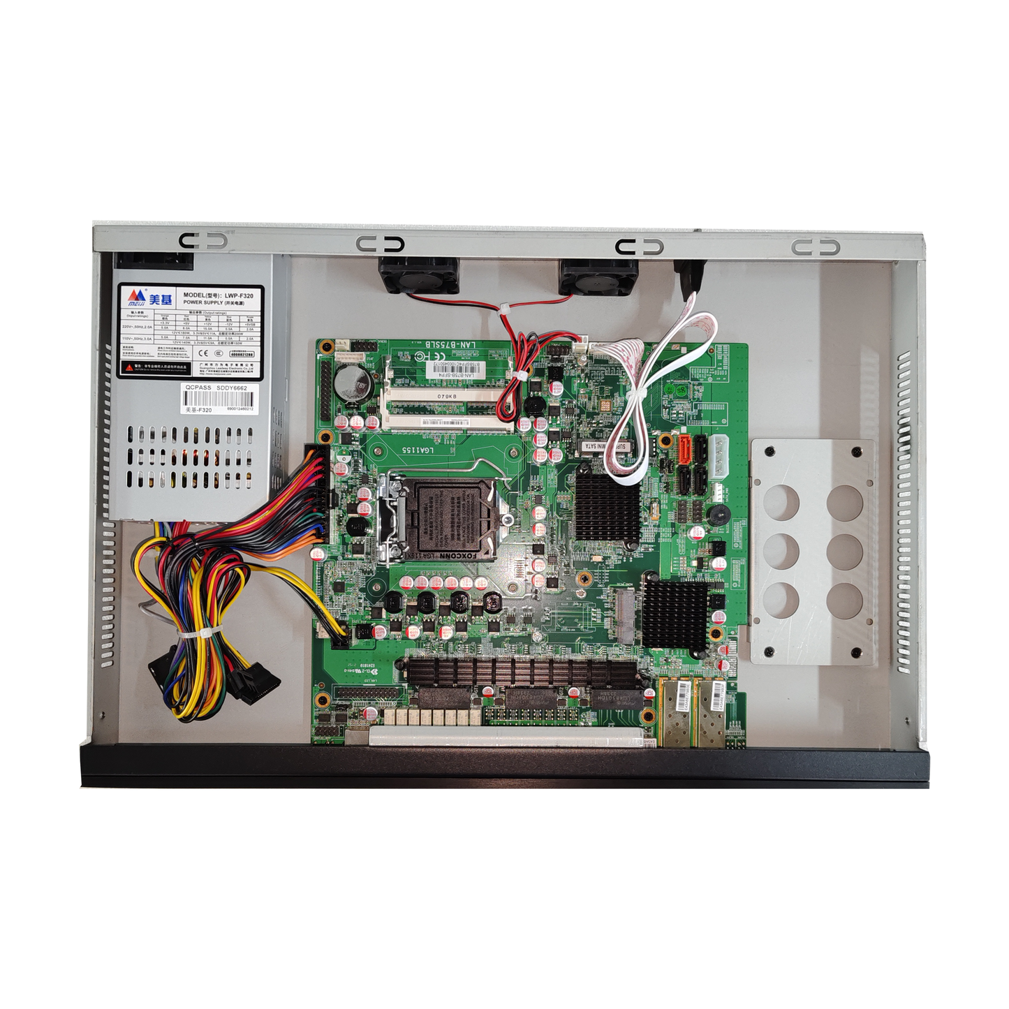 Multi Port Network Security Software Router Industrial Control Computer 6 * Gigabit Ethernet Ports 2 * SFP Ethernet Ports-CHANGFAN INDUSTRIAL CONTROL