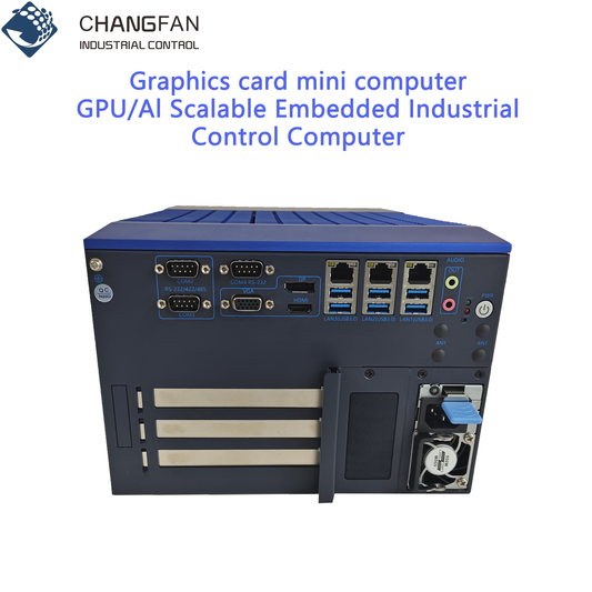 Core 8265U Edge AI Artificial Intelligence Computing GPU Industrial Computer Full Gigabit Soft Router Chang Fan Q170 Series