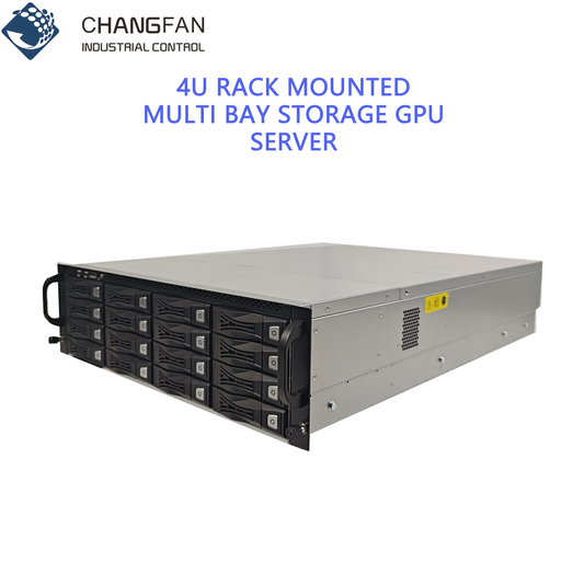 Artificial AI Intelligent 3U Rack-mounted Multi-graphics GPU Server Dual-channel Cloud Storage Cloud Service Host Platform