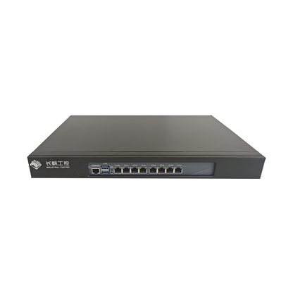 Multi Port  Gigabit Network Security Industrial Control Host Soft Router Built In 8 * Intel 82574 Gigabit Network Card 4 * Sata2.0 1 * Mini-sata 1 * Mini-pcie Chang Fan 3210-8L