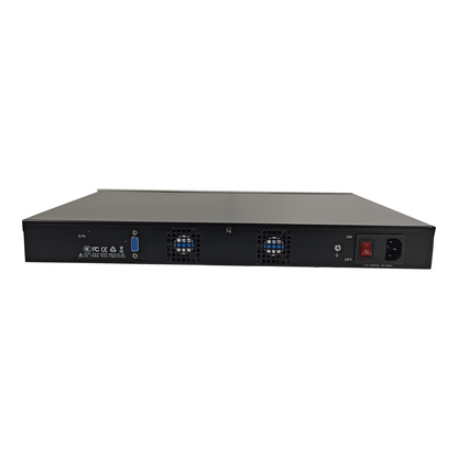 Network Security Firewall 8 Electrical Port Soft Router Industrial Computer With Optical Port Aluminum Alloy Panel Can Be Customized Chang Fan 2520-8L2S