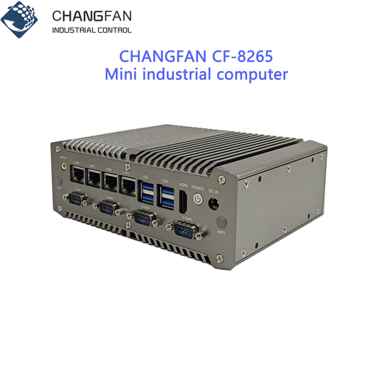 Intel 8th Generation 8265U Fanless Embedded Industrial Computer Gigabit Ethernet Soft Router Chang Fan 8265 Series