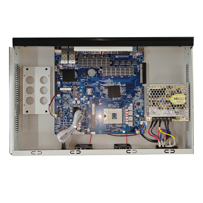 Network Security Firewall 8 Electrical Port Soft Router Industrial Computer With Optical Port Aluminum Alloy Panel Can Be Customized Chang Fan 2520-8L2S