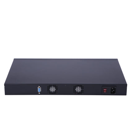 Multi Port Network Security Industrial Computer 1u Rack Mounted Soft Router 4 * I211 Gigabit Network Card Optional 2.5g Network Card Support Sata2.0 Chang Fan J4125-4L Series